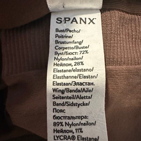 NWT SPANX Bra-llelujah Bralette Chestnut Brown Small - Picture 9 of 9